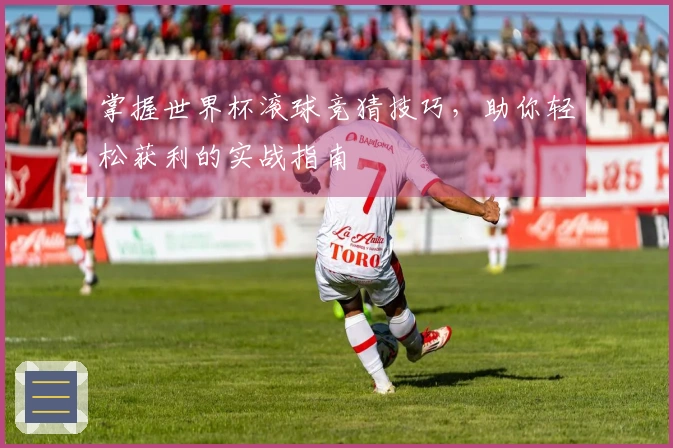 掌握世界杯滚球竞猜技巧，助你轻松获利的实战指南